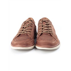 K698A-7 BROWN Полуботинки мужские (натуральная кожа,нубук) размер