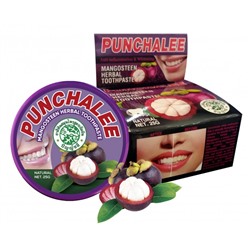 PUNCHALEE MANGOSTEEN Herbal Toothpaste (ПАНЧАЛЕ МАНГОСТИН тайская растительная зубная паста), шайба, 25 г.