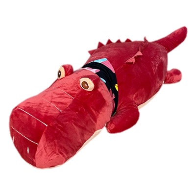 Игрушка с пледом КРОКОДИЛ ДАНДИ - красный р-р 130х160