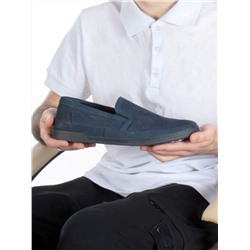 C169-04 DARK BLUE Полуботинки мужские (натуральная кожа (нубук)) размер