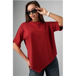 Женская асимметричная футболка Happyfox