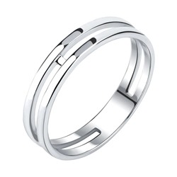 Кольцо из серебра без вставки, Л-11872