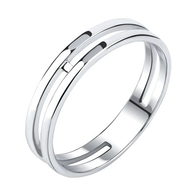 Кольцо из серебра без вставки, Л-11872