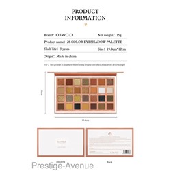 Тени для век O.TWO.O Eye Essence Palette 28 цветов 35г (SC006)