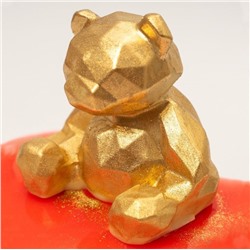 Силиконовый молд 3D «Геометрический мишка»