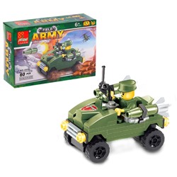 Конструктор «Военная техника», 52-65 деталей, МИКС