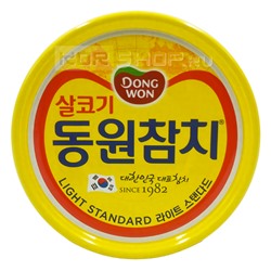 Тунец консервированный в масле Dongwon, Корея, 100 г Акция