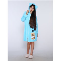Халат "Монро" голубой
