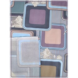 Простыня Ивановская бязь Лабиринт вид 2-5 василек