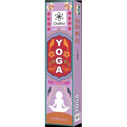 Chakra Yoga SIDDHASANA Natural Sticks, Zed Black (Чакра Йога СИДДХАСАНА натуральные благовония палочки, Зед Блэк), уп. 15 г.
