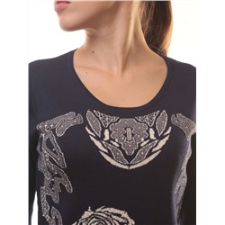 FD447 Платье трикотажное (73% хлопок, 27% нейлон) размер свободный 44-46