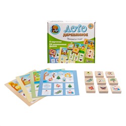 Деревянное лото «Времена года»