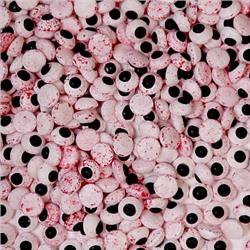 Посыпка кондитерская "Глаза кровавые малые 10 мм", 50 гр