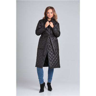 Modema м.1023/3 черный, Пальто