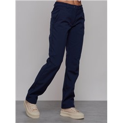 Брюки спортивные софтшелл MTFORCE женские темно-синего цвета 2410TS