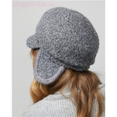 Фантазия букле мех.норка Кепка женская флис (56-58)