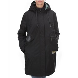 22-908 BLACK Куртка демисезонная женская (100 гр. синтепон) PLOOEPLOO размер 50