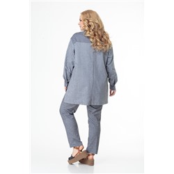 Anelli 996 серый+полоска, Брюки,  Блуза