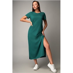 Однотонное женское платье-футболка Happyfox