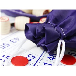 Настольная игра русское лото в жестяной коробке «Узоры» с деревянными бочонками