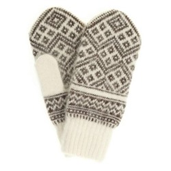 Варежки женские "Ромбики" ПП 3232-1