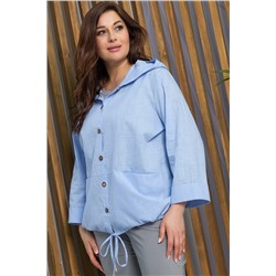 Блуза Юджин (голубая) Б13395-18М