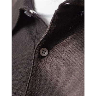 Джемпер-поло из хлопка с нейлоном