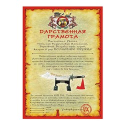 Дарственная Грамота 05 На Защиту от злых сил SH 903045