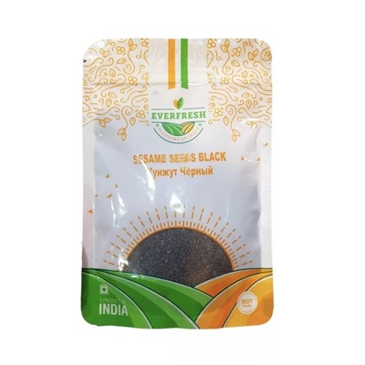 SESAME SEEDS BLACK, Everfresh (КУНЖУТ ЧЁРНЫЙ, Эверфреш), 100 г.