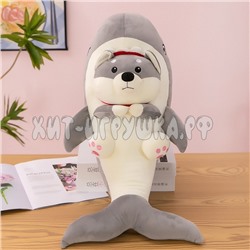 Мягкая игрушка обнимашка Хаски Акула 50 см 230312-1, 230312-1
