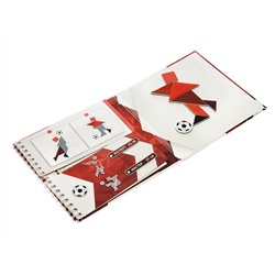 Игра магнитная головоломка Танграм «Футбол»