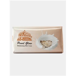 PEARL GLOW Moisturizing Milk Cream Soap, As-Shifa (ЖЕМЧУЖНОЕ СИЯНИЕ увлажняющее молочное крем-мыло, Ас-Шифа), 120 г.
