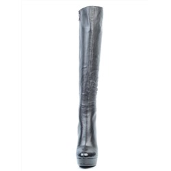 M174 MX129-1990RM BLACK Ботфорты зимние женские (натуральная кожа, натуральный мех (еврозима)) размер 37