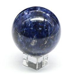 Коллекционный шар из содалита, диаметр 61мм