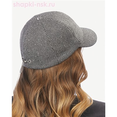 Твид стразы треугольник стразы Бейсболка женская (56-58)