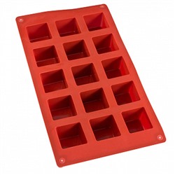 Форма силиконовая "Кубики" 29,5*17 см, 15 ячеек
