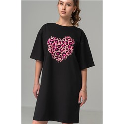 Женское платье-футболка оверсайз Happyfox