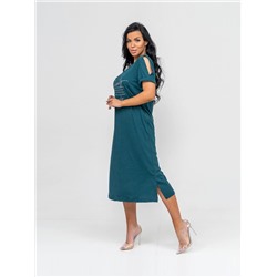Платье женское Текс-Плюс, цвет зеленый