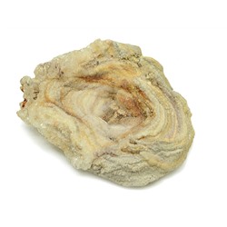 Камень агат с кристаллическим образованием, 53*42*14мм, 25г (W)