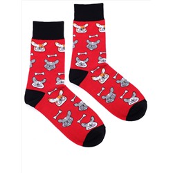 Носки р.35-40 "Wow" Бульдожка