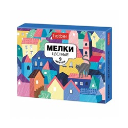 Мел цветной  9шт. Хатбер Городок ML_072697