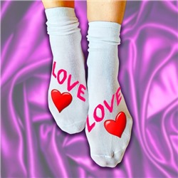 Носки женские с надписью "Love"