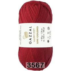 Пряжа Gazzal Happy Feet Unicolor