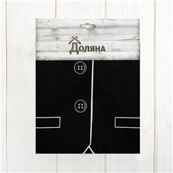 Фартук Доляна «Джентльмен», 60 × 70 см, хлопок 100 %, рогожка