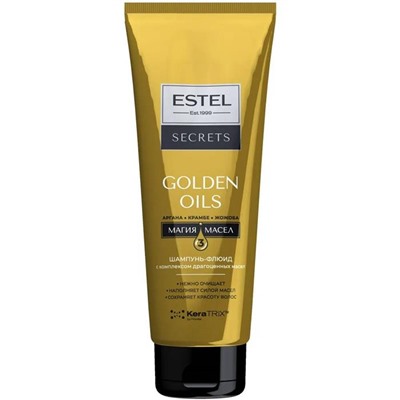 SECRETS Golden Oils Шампунь-флюид с компл.драгоц.масел 250мл Estel