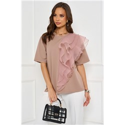 БЛУЗКА КАЛЬЯРА (БЕЙЖ)