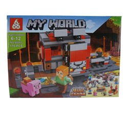 Конструктор My World 4в1 175дет. 26*19см / коробка 66065-2