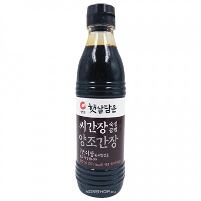 Соевый соус естественного брожения для мяса и рыбы Brewing Daesang, Корея, 500 мл Акция