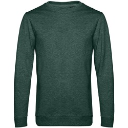Свитшот унисекс Set In, темно-зеленый меланж