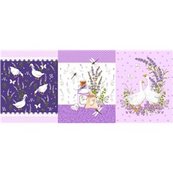 К-т полотенец "Лавандовое лето" 50*60 см. - 3 шт. рогожка хлопок 100%